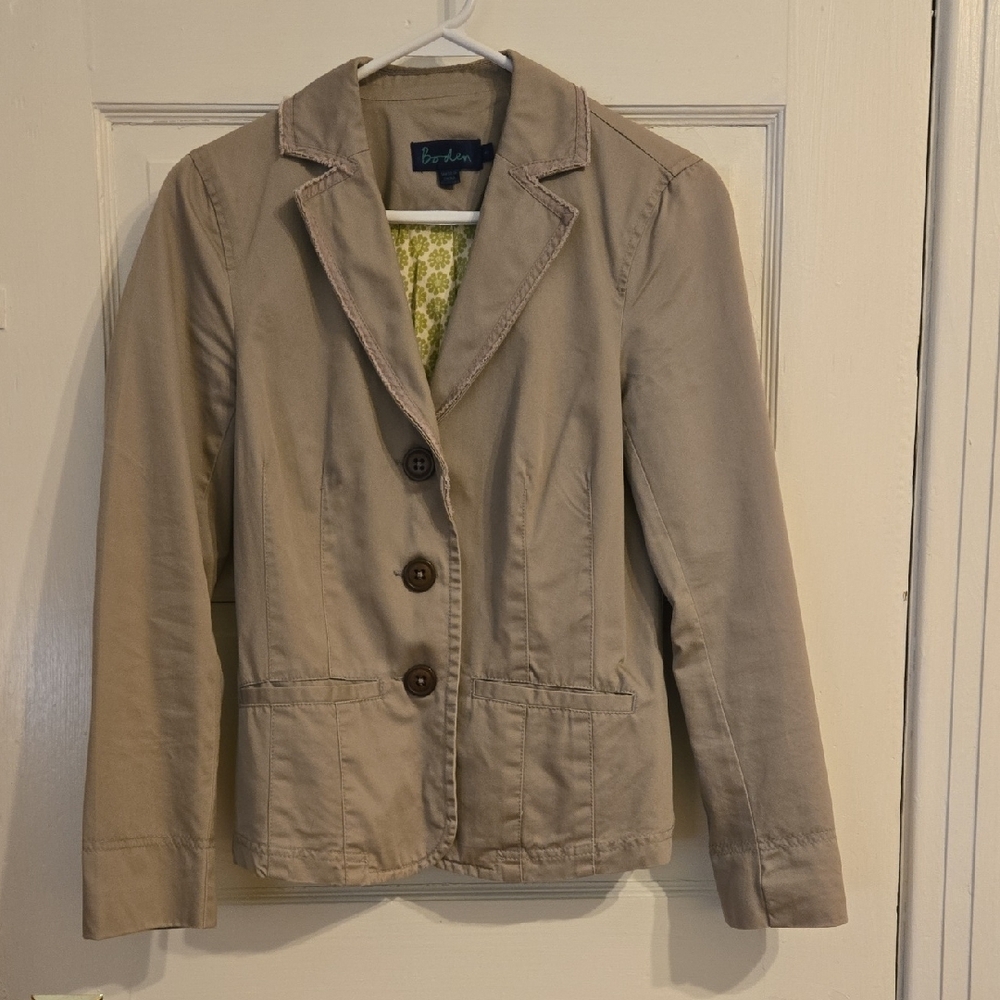 Boden Women's Tan Jacket Size UK 8